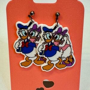 Donald and Daisy Duck Earrings